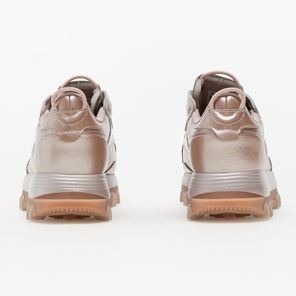 Reebok x Cardi B Women's Classic Leather Rose Gold Shoe Athletic Sneaker #633 - Picture 4 of 7